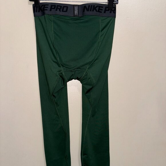 Nike Pro NBA Compression 3/4 Pants Team Issue Dri-FIT Green DN1547-323 - Picture 7 of 14